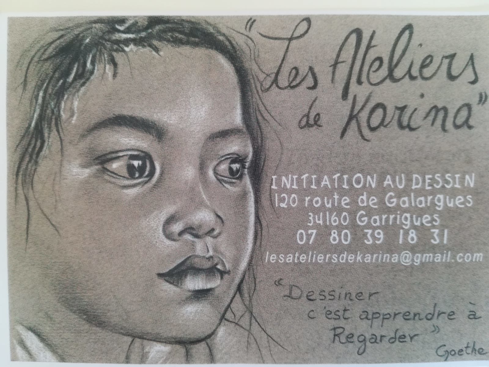Cours d'initiation au dessin à Garrigues Hérault