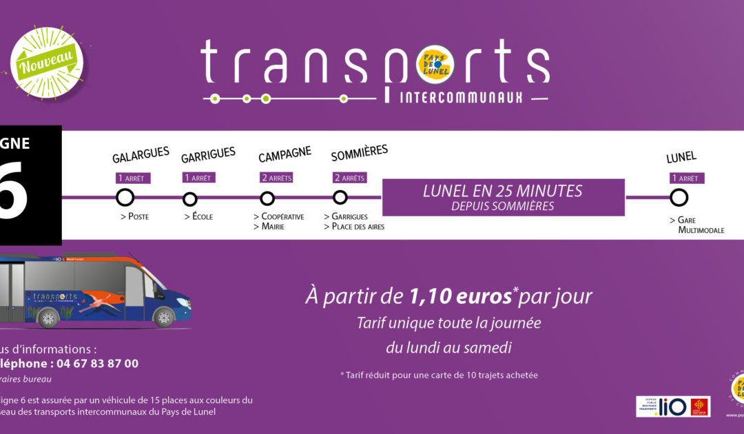 Transport : Ouverture de la ligne 6